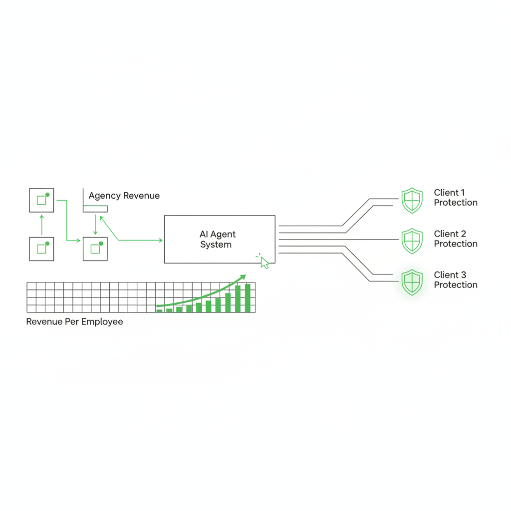 What are real AI agent examples for a service business?