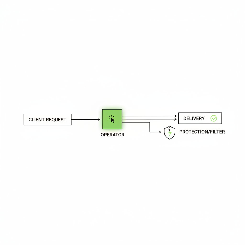 role 2: the operator who protects client delivery